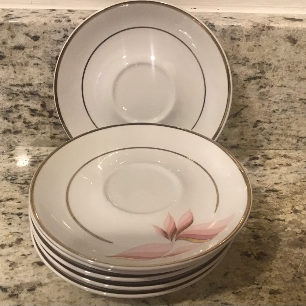 Decorazione Artigianale 1991 dishes italian porcelain with gold